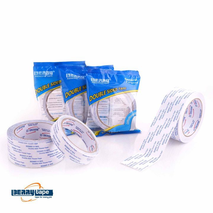 

Double Tape 6 mm / dobel tape isolasi bolak balik 6 mm berry 1/4 inch