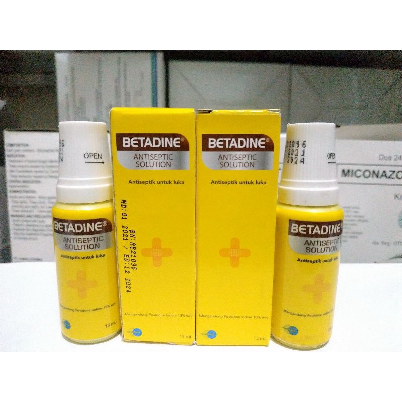 BETADINE SOLUTION 15 ML