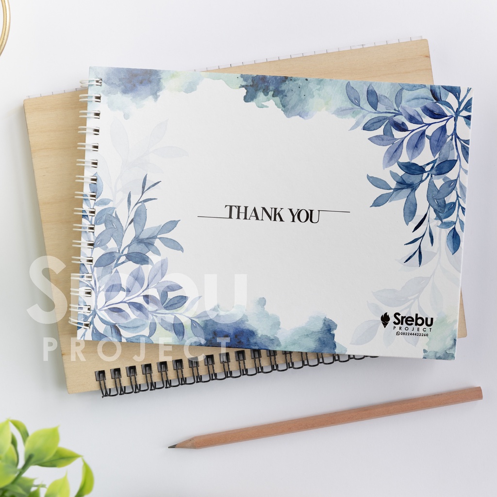 

RK (SR003) Buku Tamu Pernikahan Hardcover dan Softcover murah / Guest Book Isi 310 Tamu