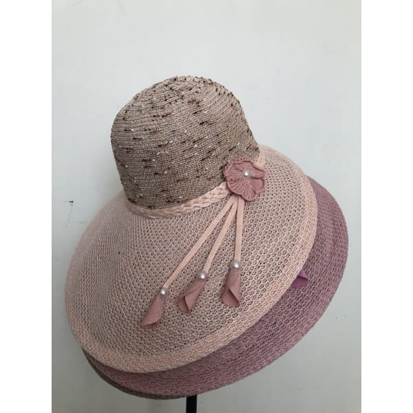 CAHAYA Topi pantai wanita Bunga pelindung UV - Summerhat Pantai Import T71