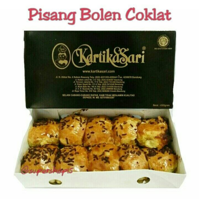 

Tr20Re Kartika Sari Pisang Bolen Coklat Keju Besar Bollen Coklat Keju Ht51G