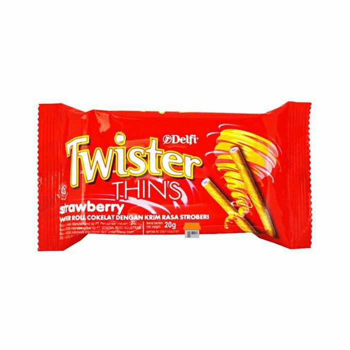 

WAFER DELFI TWISTER THINS STRAWBERRY 15 GRAM