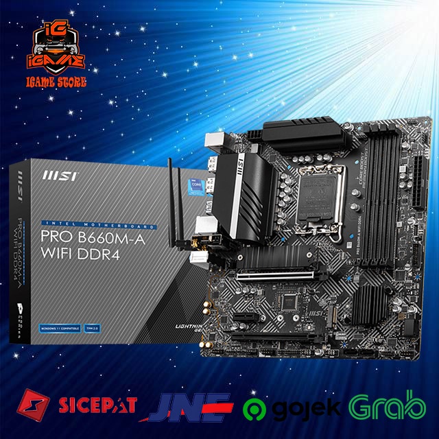 Motherboard MSI PRO B660M-A WIFI DDR4 MB Intel Gen 12 Socket LGA 1700 NAMPOLL