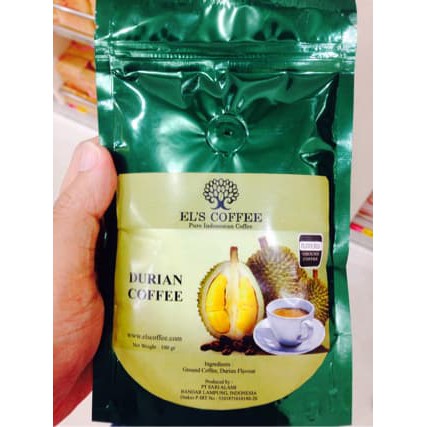 

Kopi Lampung El's Coffee rasa Durian Coffee 100g