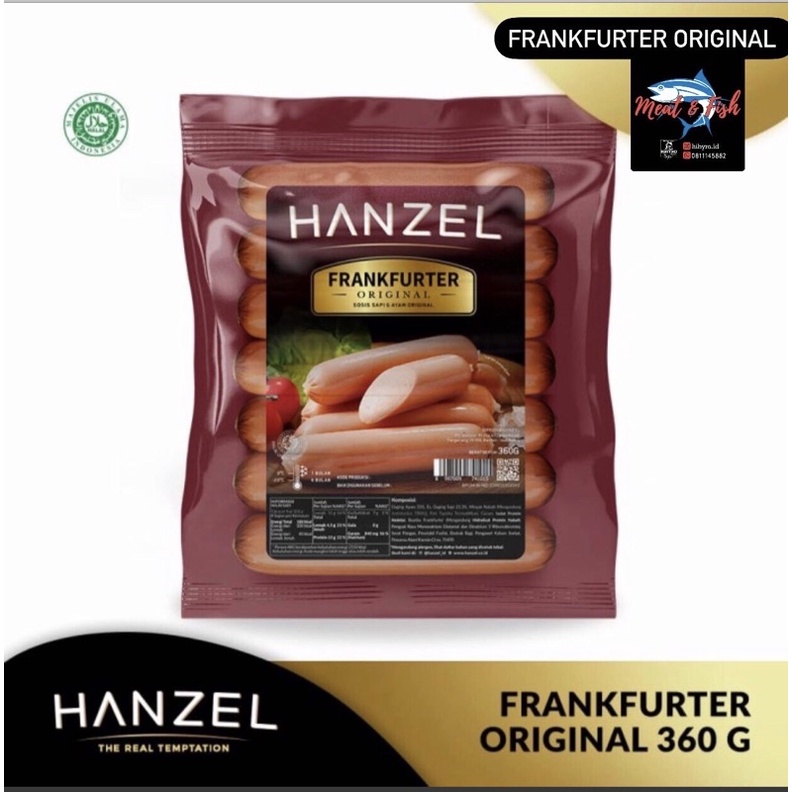 

HANZEL FRANKFURTER ORIGINAL | SOSIS GURIH HALAL -360g