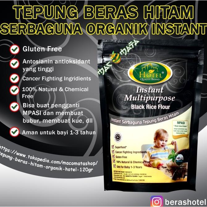 

Diskon Tepung Beras Hitam Organik HOTEL 120gr Diskon