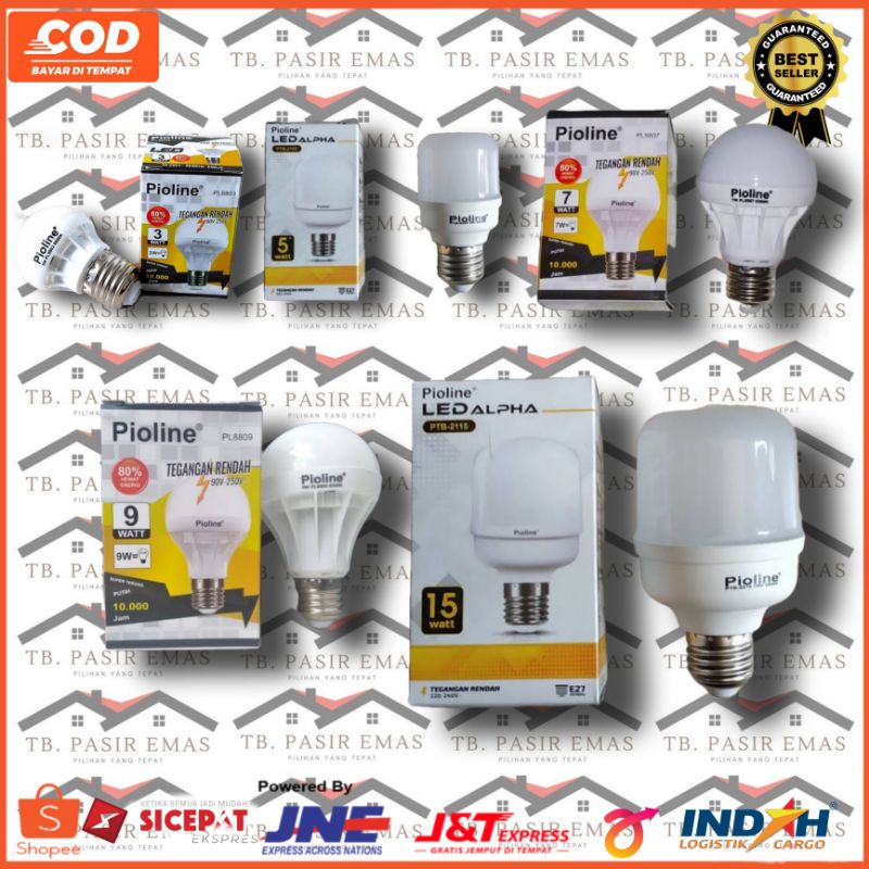 Jual Lampu LED Murah Pioline 3 watt / LED Pioline 5w / 7watt | 9watt | 15w