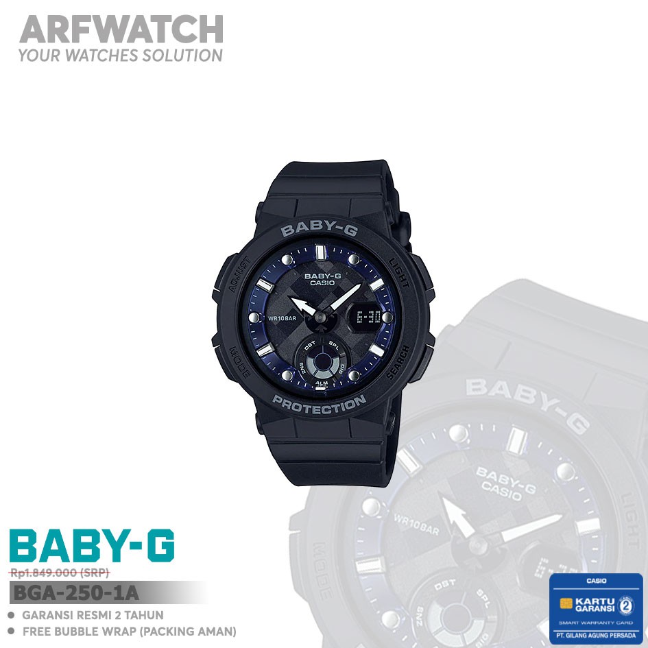 Casio Baby-G BGA-250-1A / BGA-250-1ADR Original