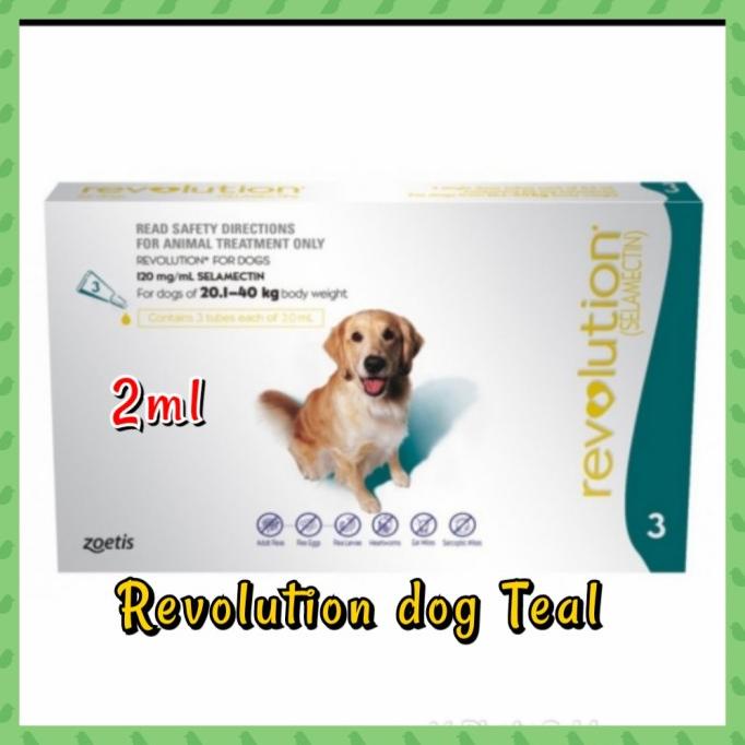 Revolution dog Teal 2ml -obat kutu anjing