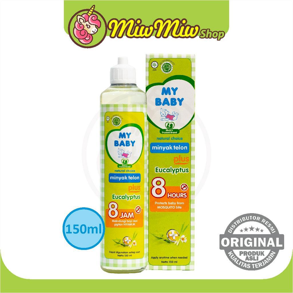 MY BABY Minyak Telon Plus Eucalyptus Untuk Bayi (60 ml/ 90 ml/ 150 ml)