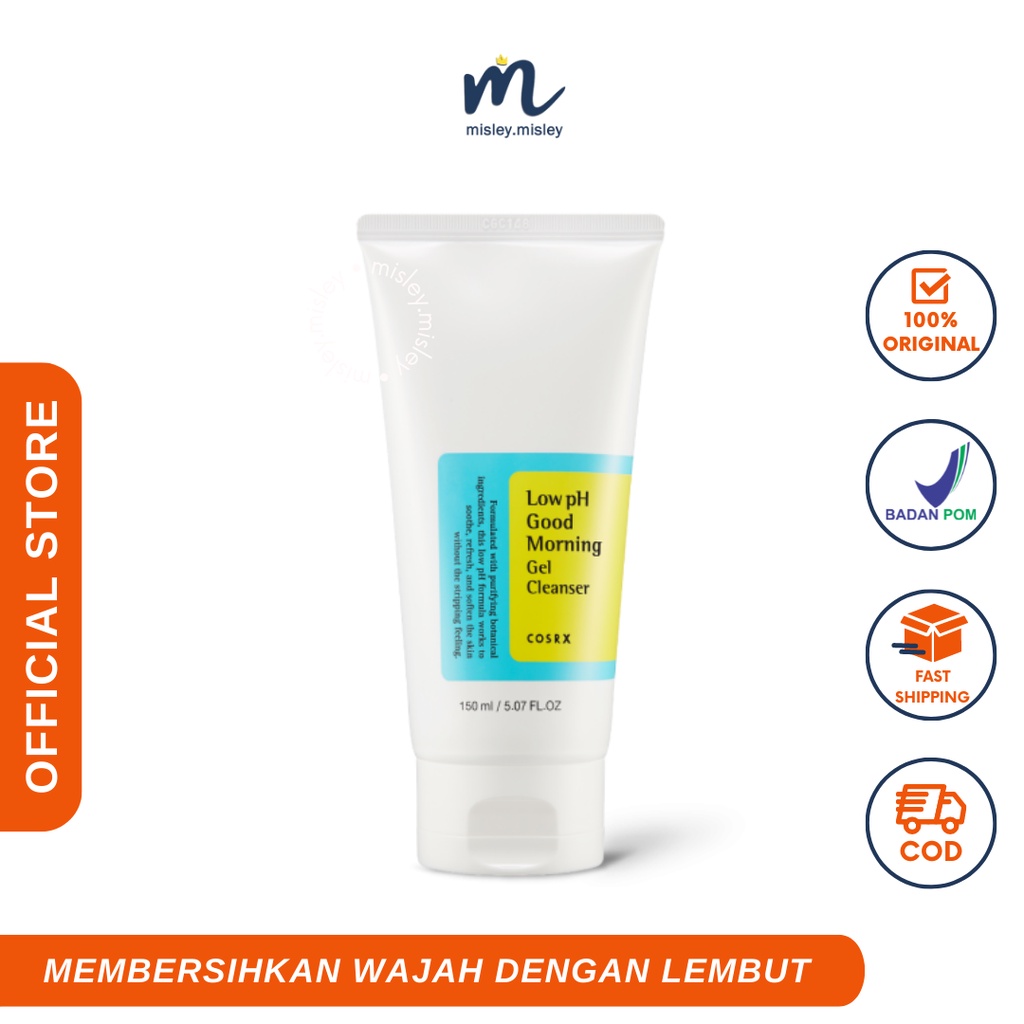 MISLEY - COSRX Good Morning Low pH Cleanser 150ml & 50ml Original - Cosrx Facial Wash