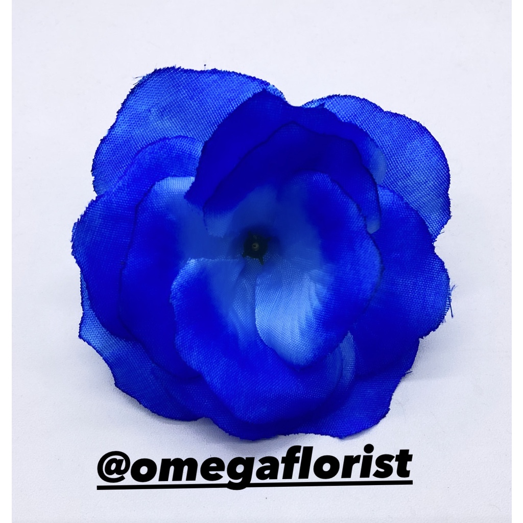 Kuntum Bunga Artificial Bunga Artificial/Bunga Plastik/Bunga Dekorasi/Dekorasi Pernikahan/Pernikahan-Biru