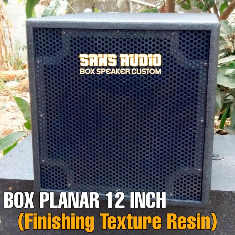 Box speaker planar 12 inch finishing
