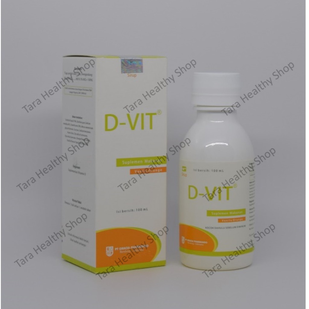 D Vit Syrup 100 Ml Syrup Vitamin D3 Untuk Kesehatan Tulang Alergi Autoimun