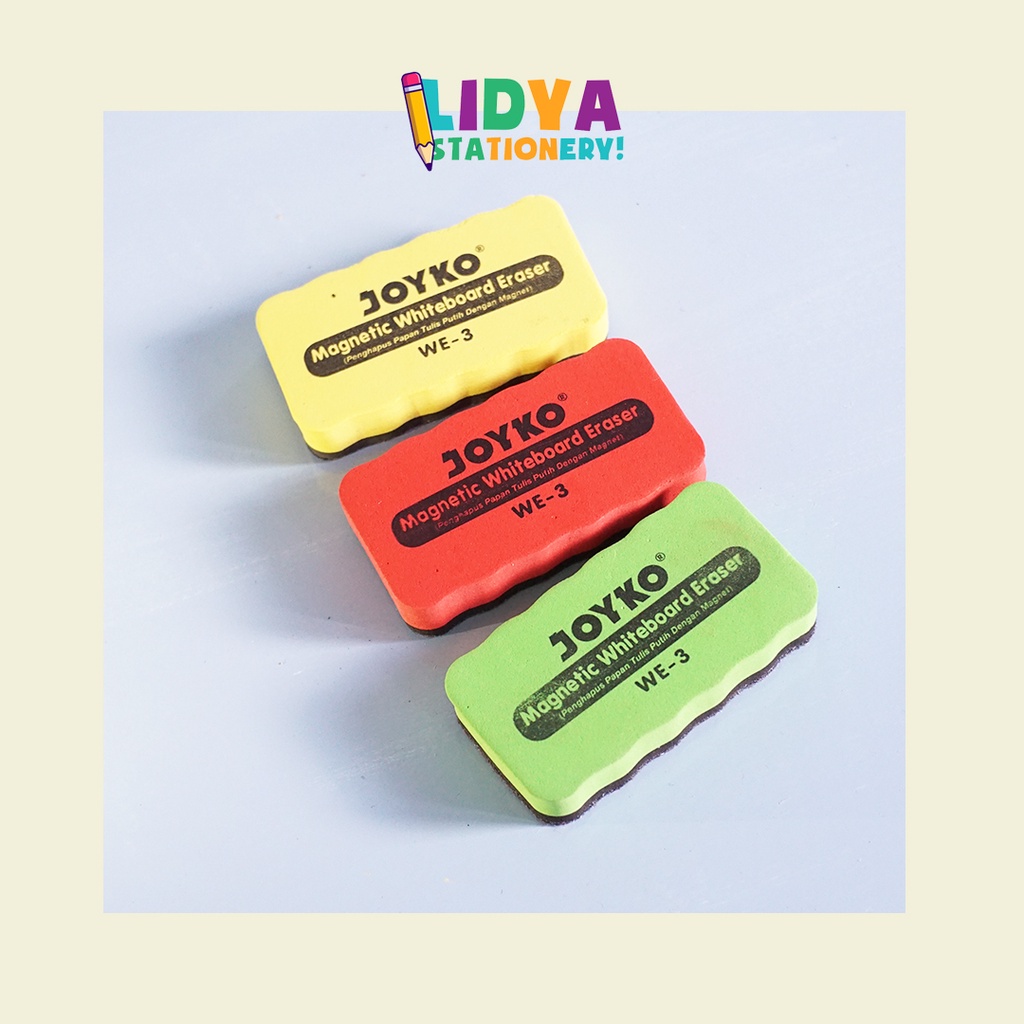 

Penghapus Papan Tulis Putih Joyko WE-3 Magnet [Whiteboard Eraser]