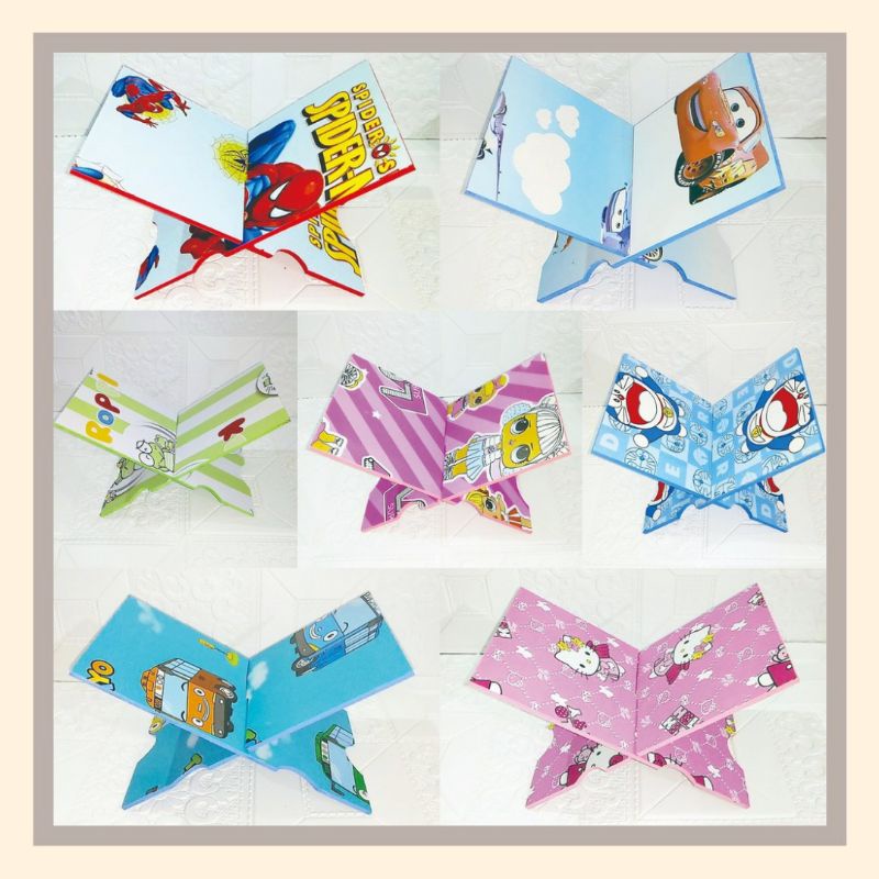 Yuniklo REKAL KARAKTER ANAK DUDUKAN MEJA BACA AL QURAN REKAR REHAL