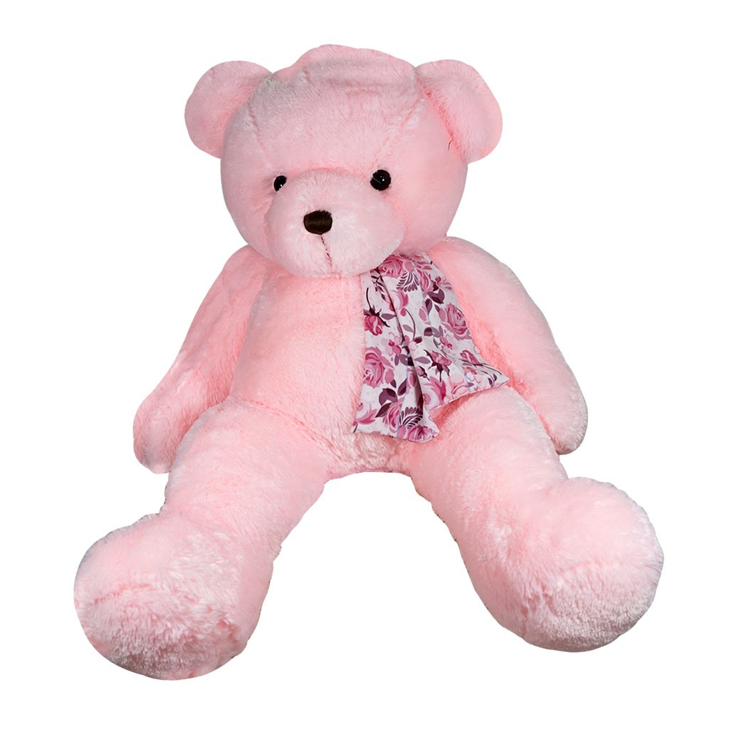 Boneka Jumbo Beruang Teddy Bear Istana Boneka Sit Teddy D/Cream W/Syal