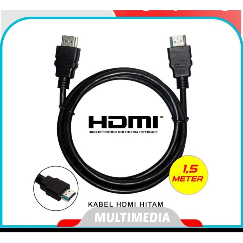 Kabel HDMI Extension Extender HDMI Perpanjang Male To Female 1,5M Penyambung Hp ke TV