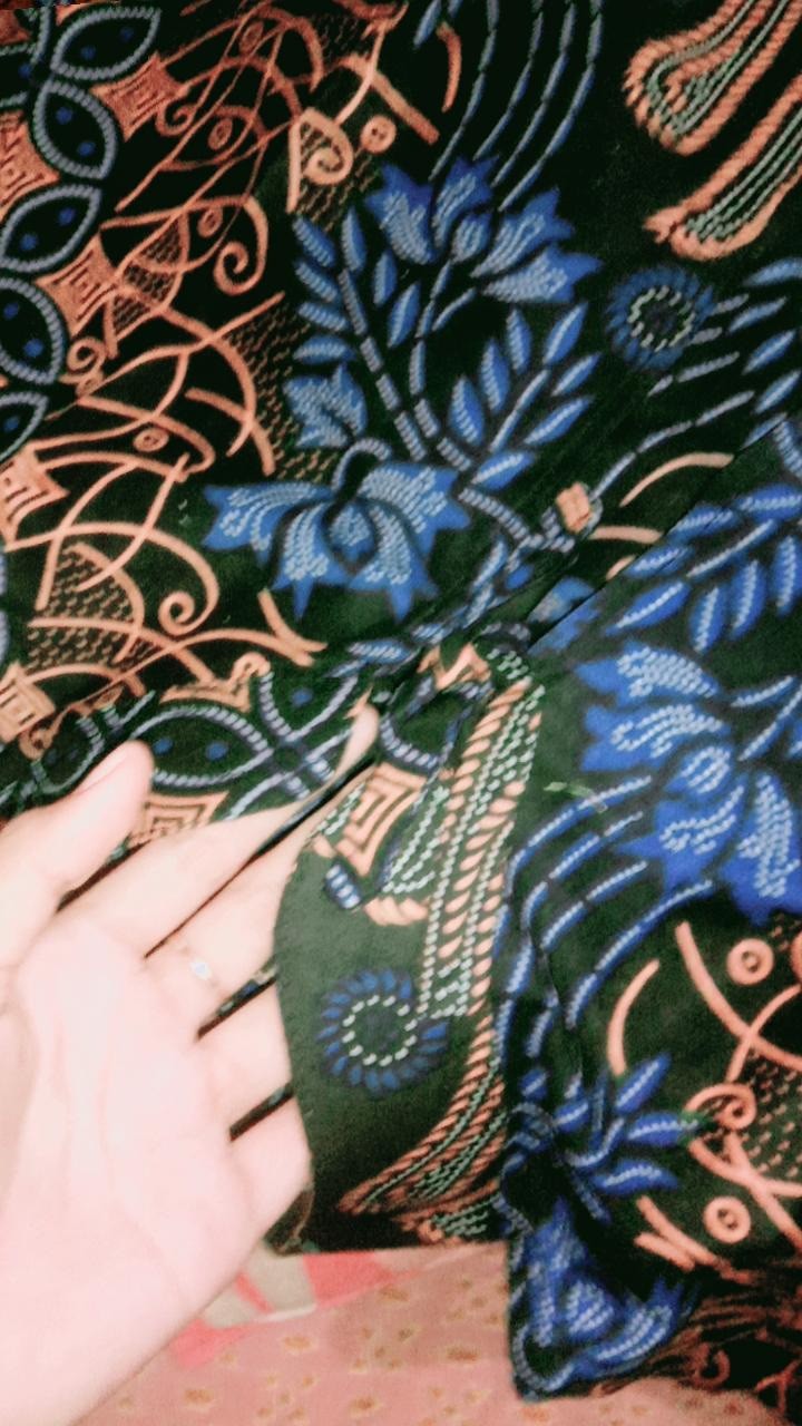 Batik Dolby Dolbi Dobby Doby Tenun Sutra Tulis Katun Atbm Baron Atasan Batik Wanita Sogan Srg308
