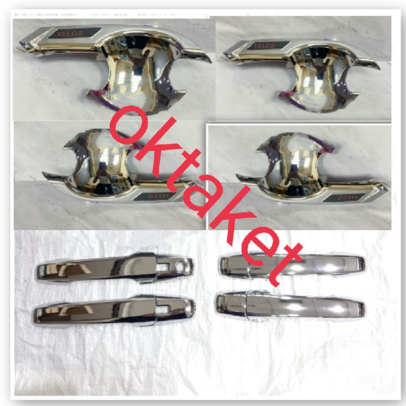 paket outer handle New Veloz 2021 2022 sporty hitam chrome