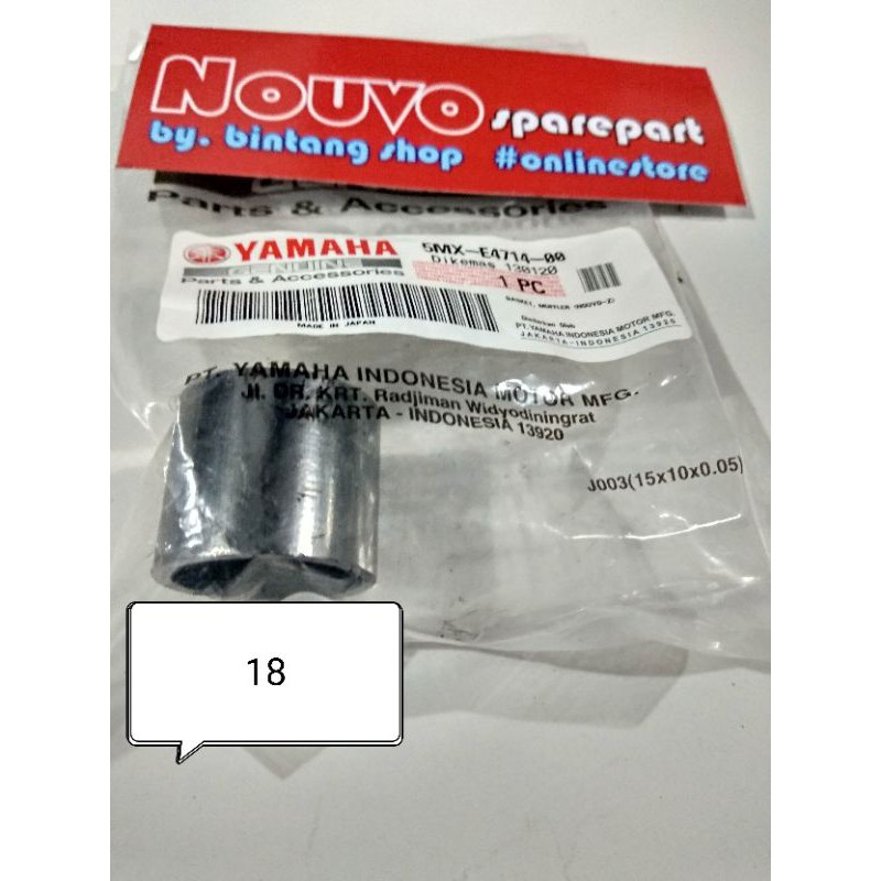 Paking Knalpot Nouvo Sporty dan Nouvo Z