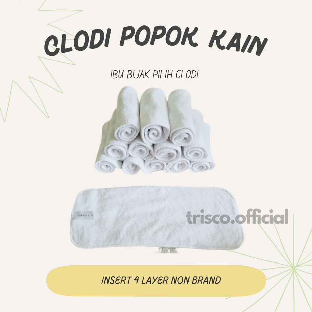 CLODI POPOK KAIN CUCI ULANG EKONOMIS