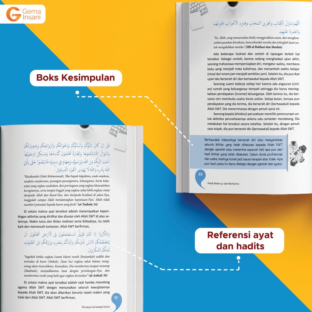 Buku Adab Bekerja dan Berbisnis - Gema Insani 100% Original