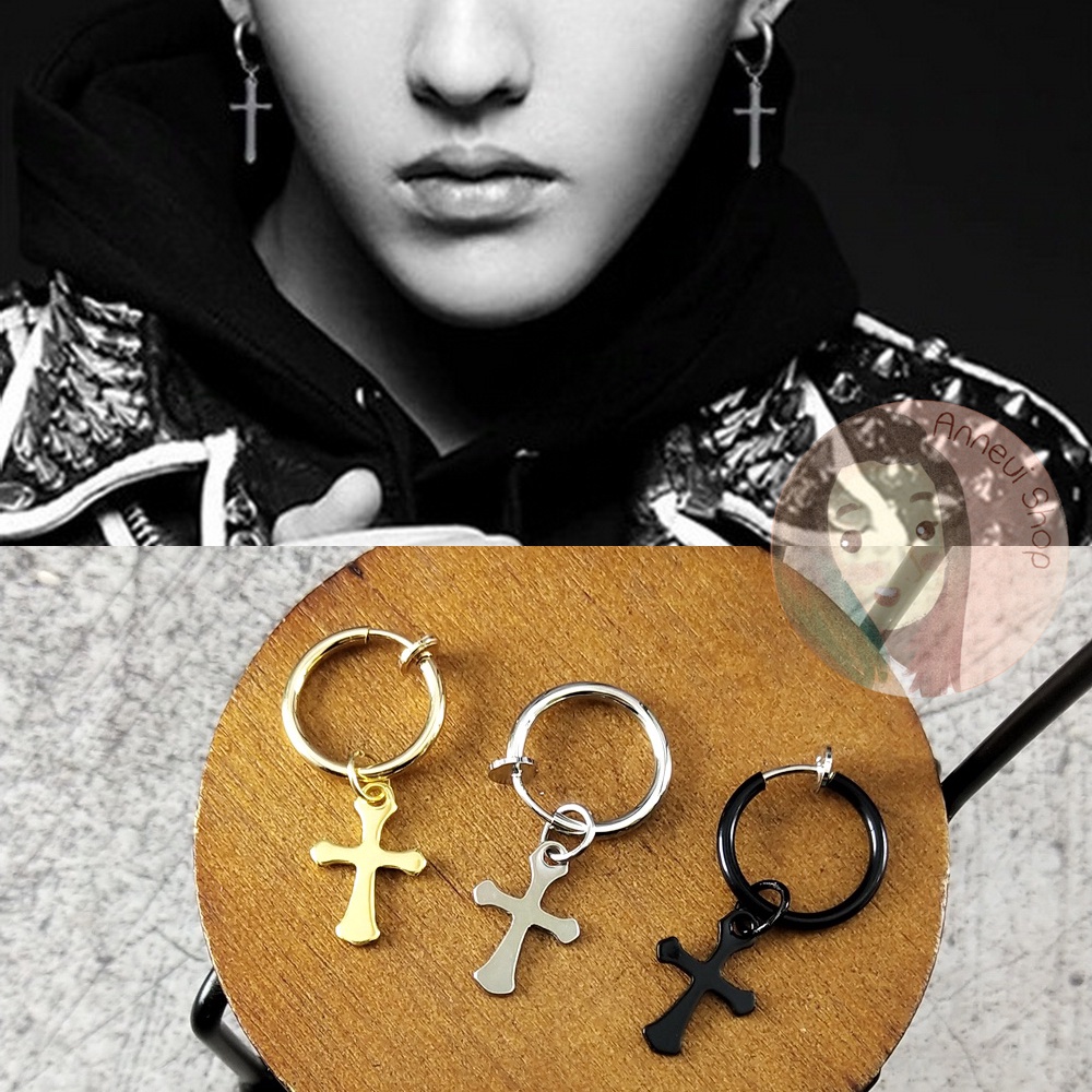 BP0149 - Anting JEPIT Tanpa Tindik Pria Wanita Kpop Korea BTS EXO GOT7