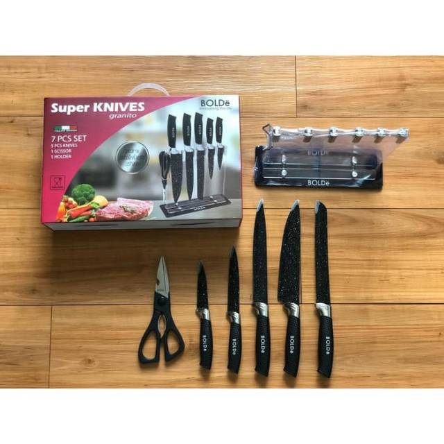 Pisau Set Granito Bolde Super Knives - Pisau Dapur