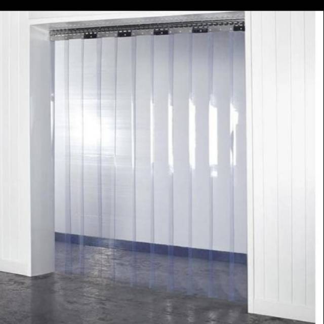 Tirai Pvc Curtain Lengkap  Ukuran Pintu L:1 meter Tinggi : 2meter