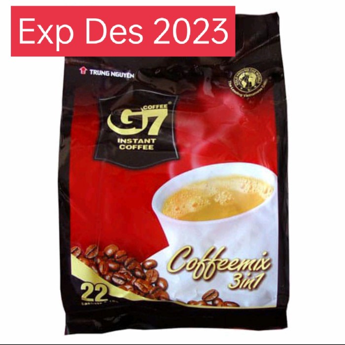 

DISKON - (BISA COD) Kopi Vietnam G7 Trung Nguyen 3in1 isi 22 sachet