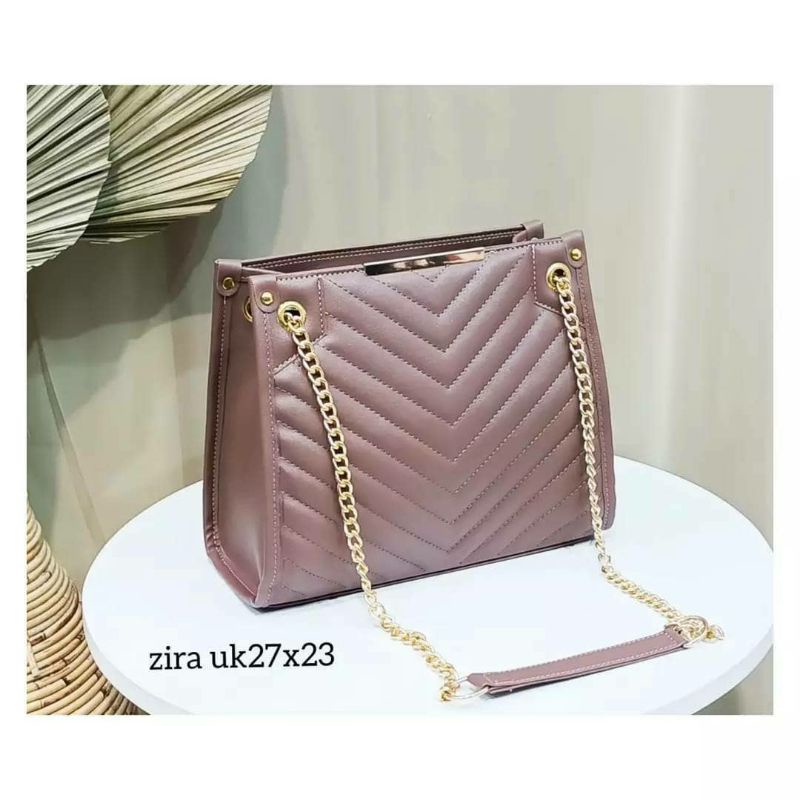 ZIRA tas wanita rantai tas besar Ovie sling bag