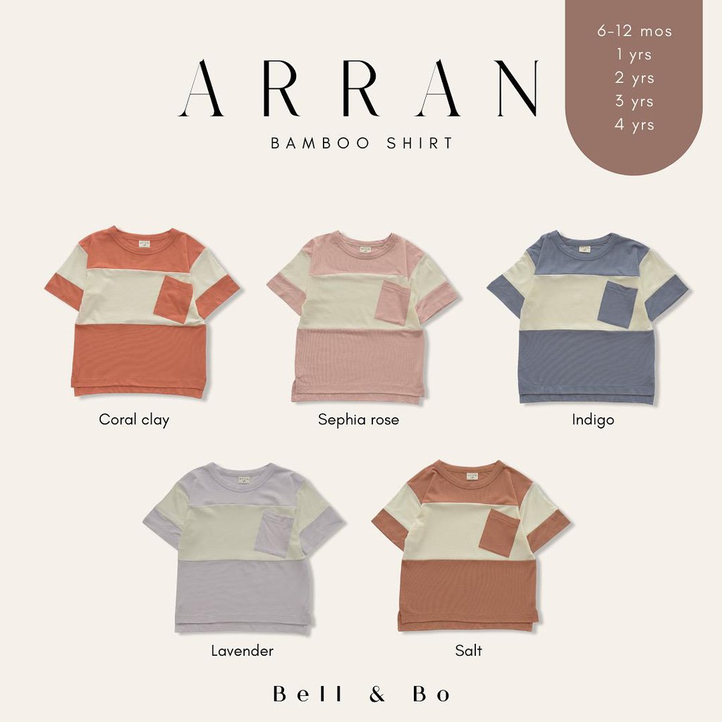 Babygiggles - Arran Shirt / Kaos Anak Bell &amp; Bo