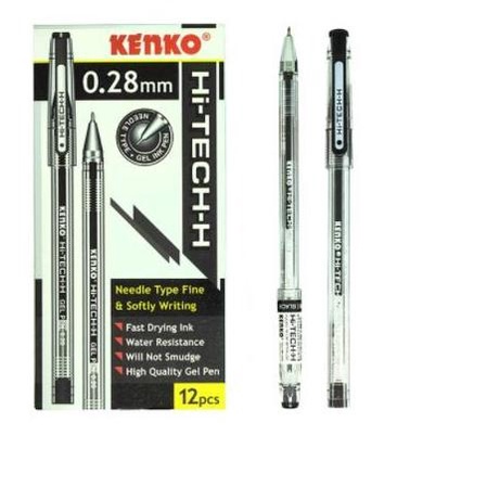 

✶ Pen Hitec Kenko 0.28 [Per Lusin] - Hitam ✱