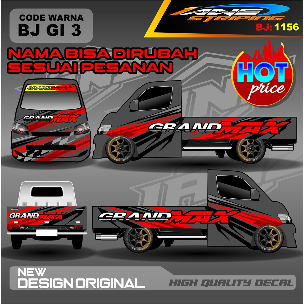 STICKER VARIASI FULL BODY L300 PICK UP GRANMAX / VARIASI STIKER L300 / STIKER GRANMAX FULL BODY