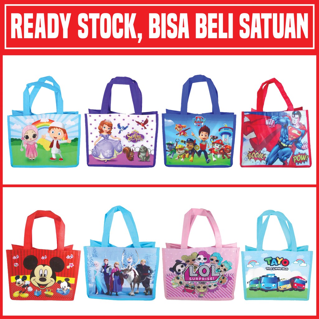 

TAS ULANG TAHUN LANDSCAPE 50 GSM READY STOK . TAS KELAHIRAN. TAS SOUVENIR