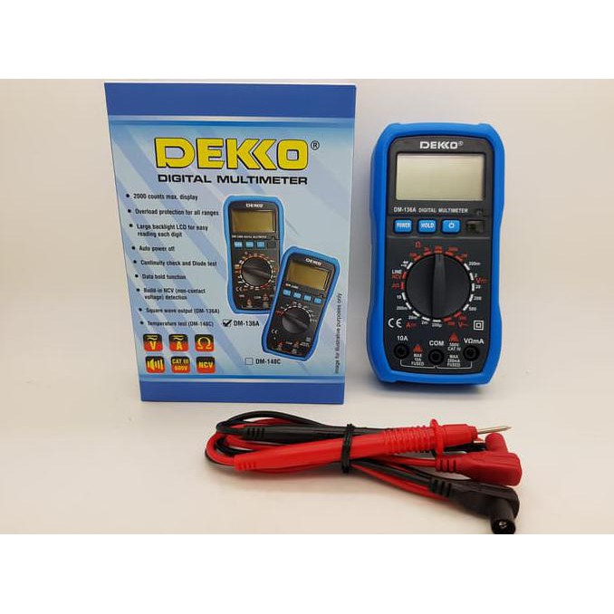 Digital Multitester Dekko DM-136A