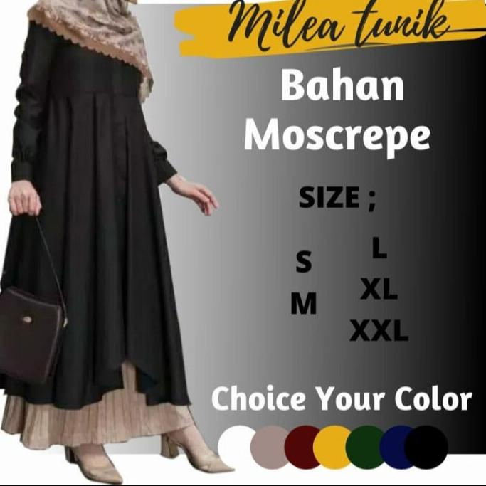 (MA)★ Long tunik - Tunik Putih - Tunik Jumbo - Tunik Remaja - Tunik Wanita - Tunik Murah - Allien Tu