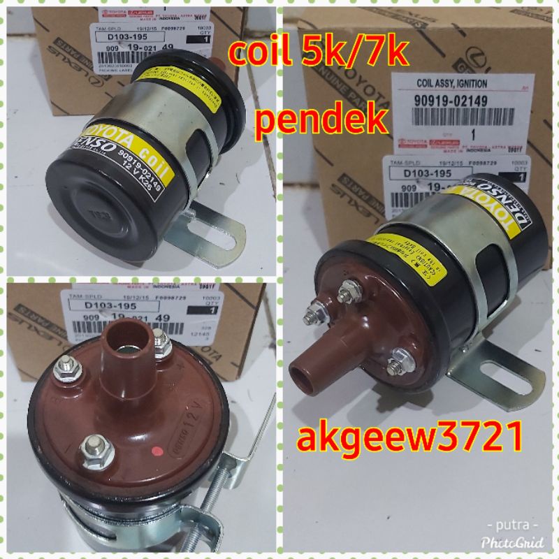 IGNITION COIL SHORT COIL PENDEK KIJANG 5K 7K DENSO