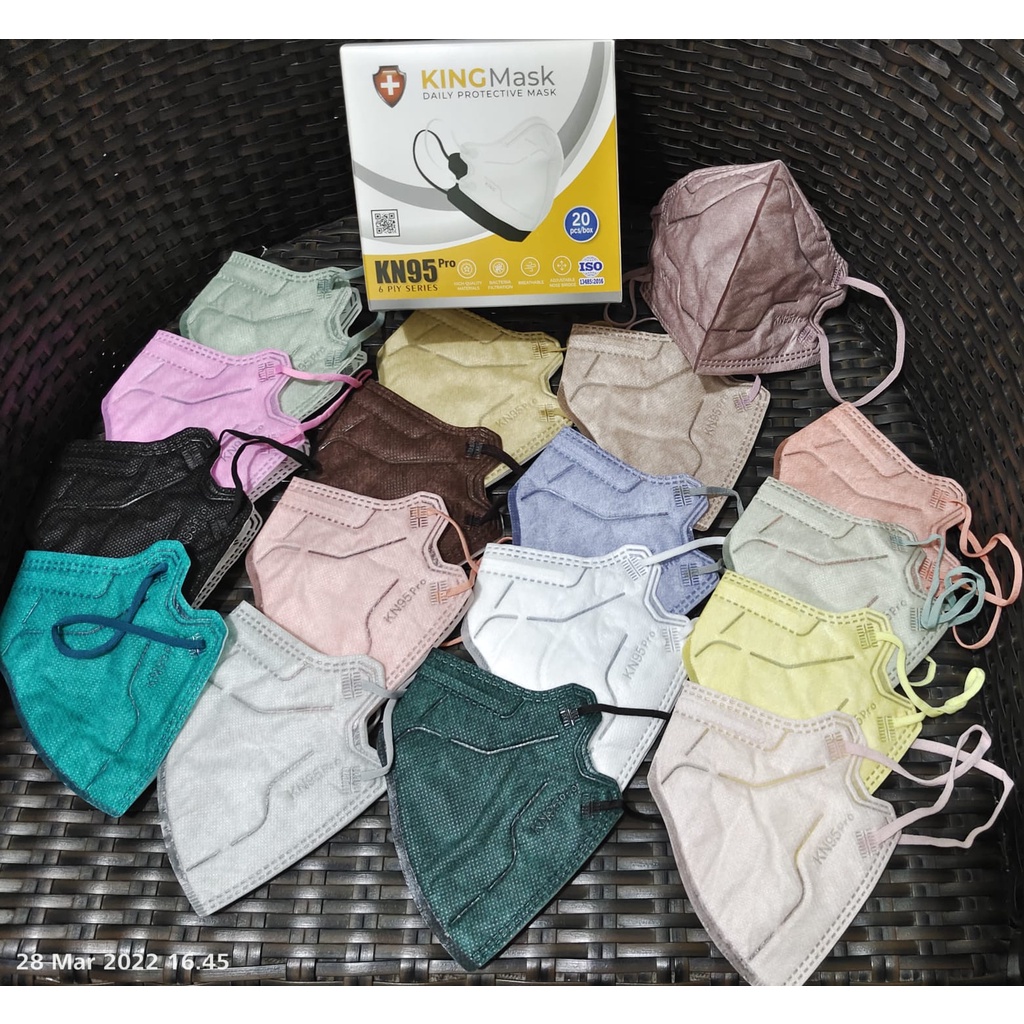 MASKER KN95 PRO 6 PLY KINGMASK DAILY PROTECTIVE MASK ISI 20 PCS