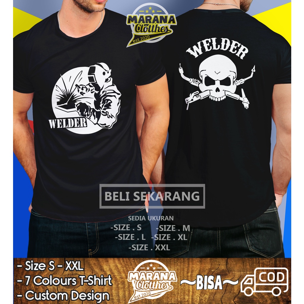Kaos Welder Tukang Las Baju Distro