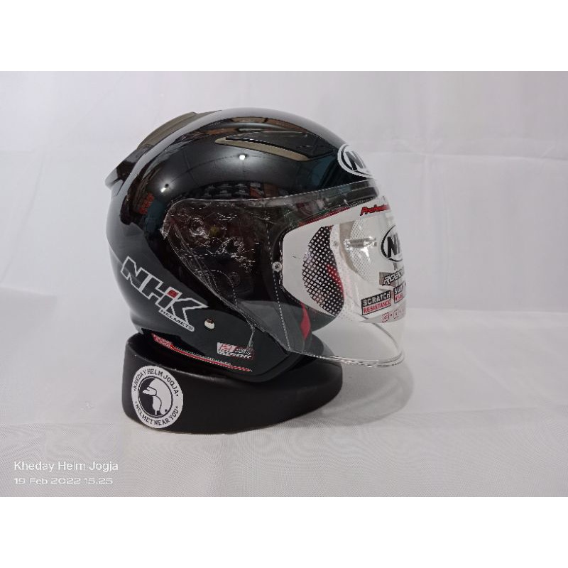 NHK R1 SOLID HELM CENTRO DOBLE KACA TERLARIS