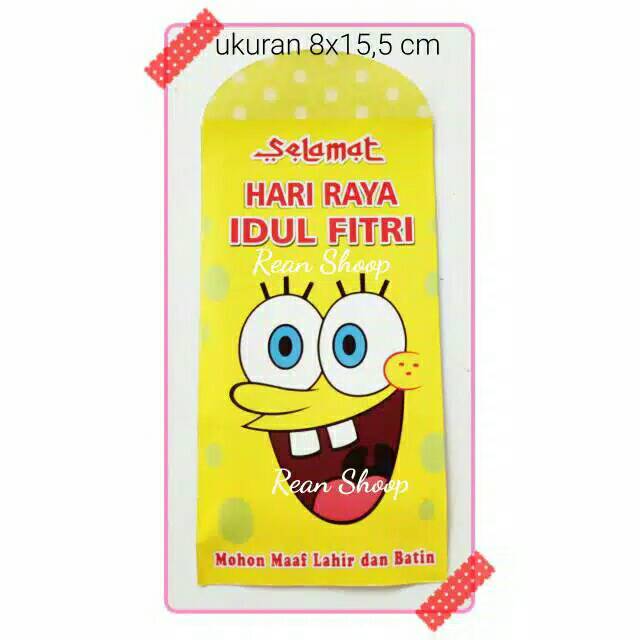 

Amplop angpao lebaran idul fitri karakter spongbob spong bob ukuran besar