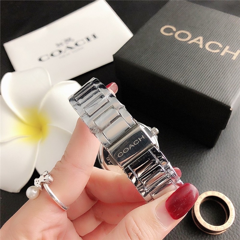 [TERMURAH] C0ach Jam Tangan Wanita Fashion Stainless Steel Classic