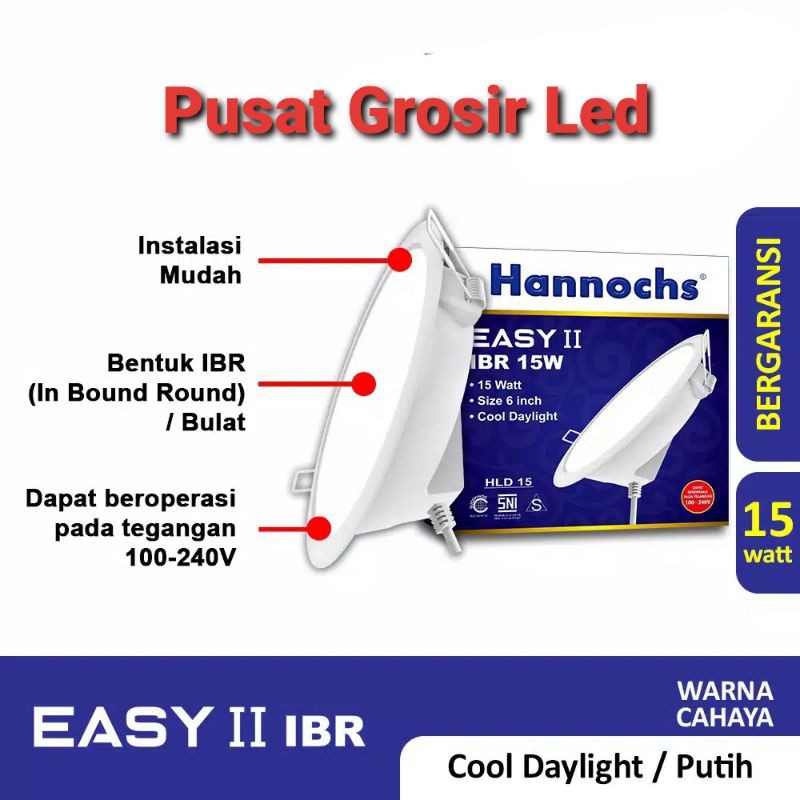 Led Panel hannochs Easy 15 watt 15 FR - Downlight Led Hannochs Easy 15 watt 15 FR