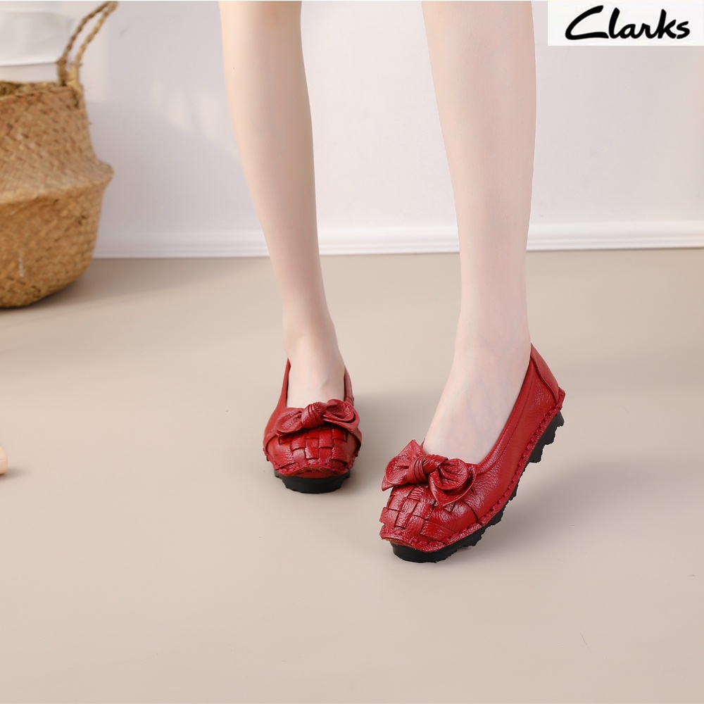 Sepatu Clarks new pita woman  / clarkts fla wanita kulit asli /Sepatu Wanita  melati