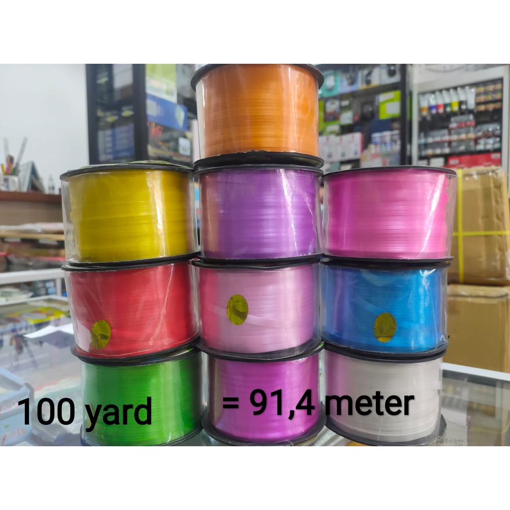 

pita balon 5 mm ncl murni 100 yard