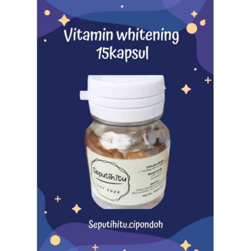 Vitamin whitening  15 kapsul seputih itu original