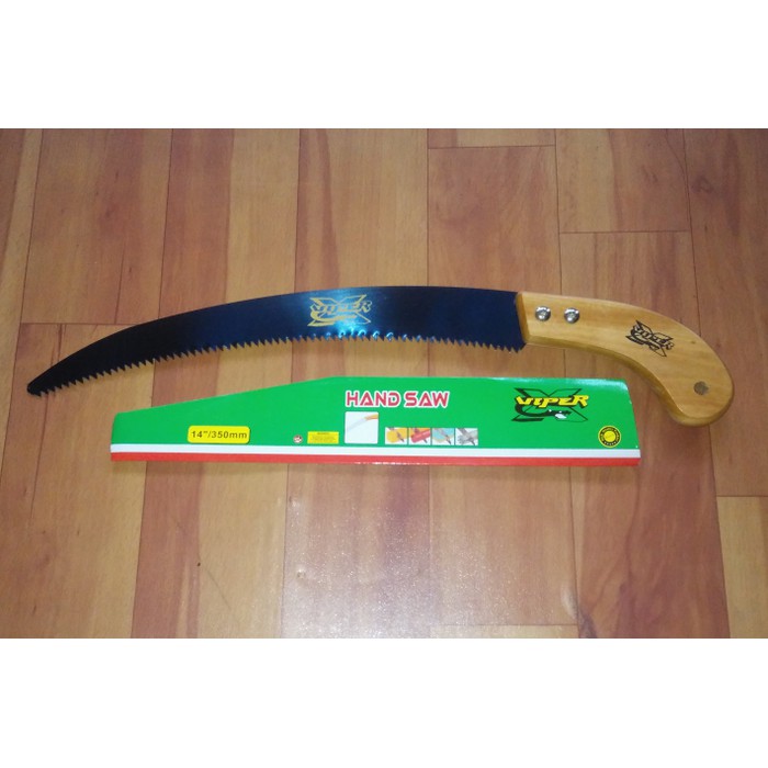 Gergaji Dahan Prune Saw ukuran 14 merk VIPER Gagang Kayu