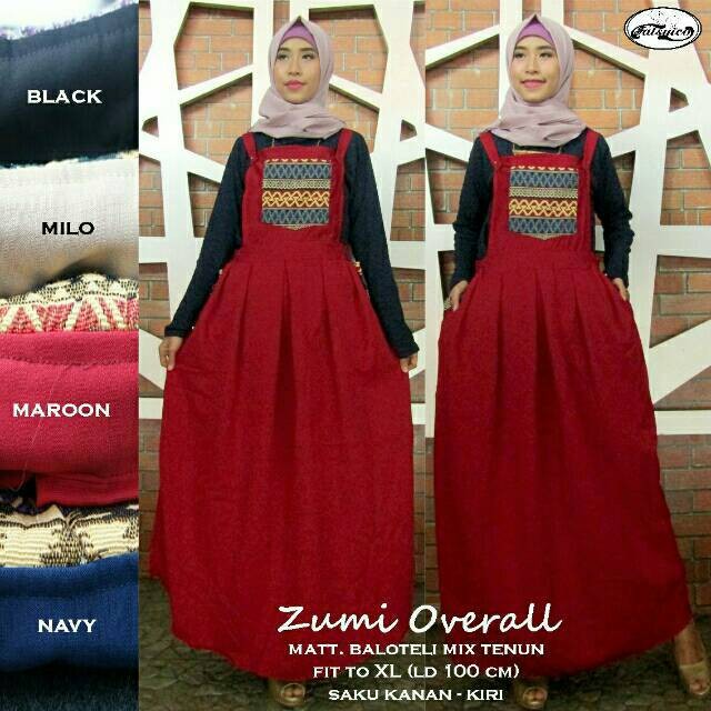 SALE !! zumi overall dress / supplier baju wanita